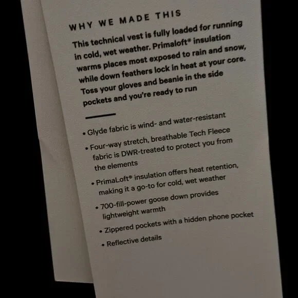 NWT LULULEMON Down For IT All VestSize 4 | 700 fill down Outdoors, Streetwear - Picture 13 of 16